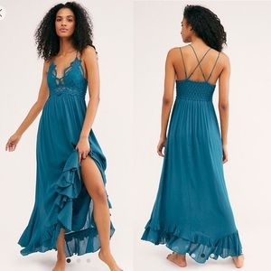 Free People Adella Maxi Slip Dress